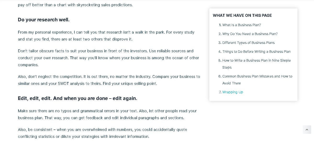 Business plan samples and templates from Refine42