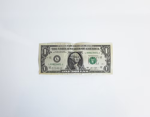marketing budget picture of a dollar bill